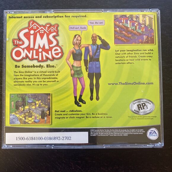 The Sims Unleashed 2 Disc Expansion Pack (PC, 2002) EA Games Cracked Case - Picture 2 of 6